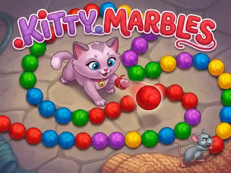 खेल Kitty Marbles ऑनलाइन