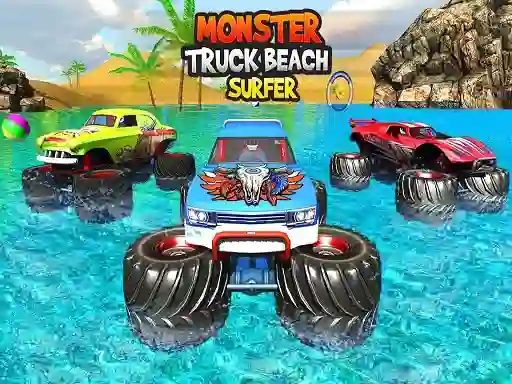 खेल Monster Truck Beach Surfing ऑनलाइन
