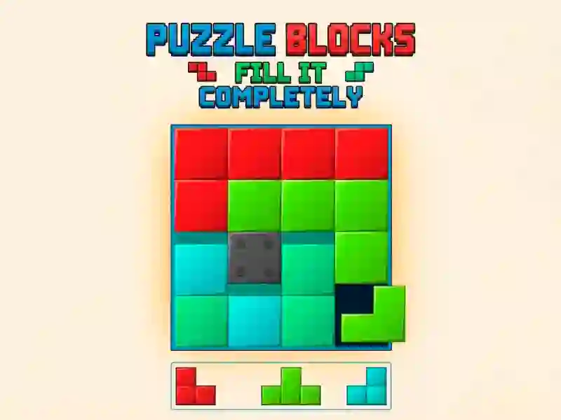 खेल Puzzle Blocks: Fill It Completely ऑनलाइन