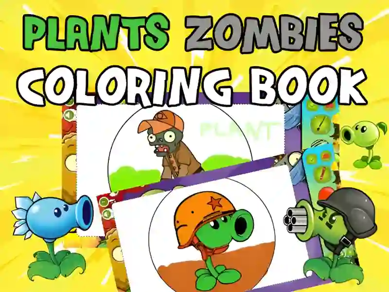 खेल Plants vs Zombies Coloring ऑनलाइन