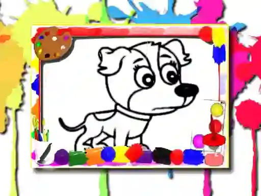 खेल Dogs Coloring Book ऑनलाइन
