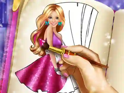 खेल Doll Coloring Book ऑनलाइन