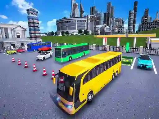 खेल City Coach Bus Parking Adventure Simulator 2020 ऑनलाइन