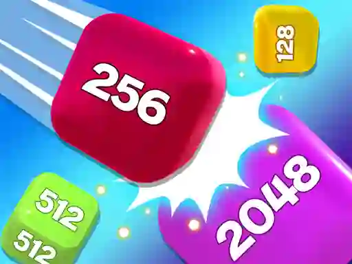 खेल Chain Cube 2048 3D Merge Game ऑनलाइन