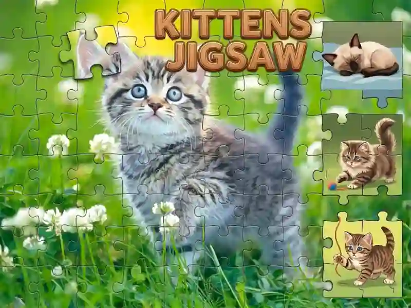 खेल Kittens Jigsaw ऑनलाइन
