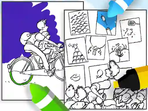 खेल Coloring Mees Kees ऑनलाइन