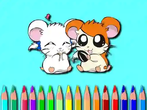 खेल Hamster Coloring Book ऑनलाइन