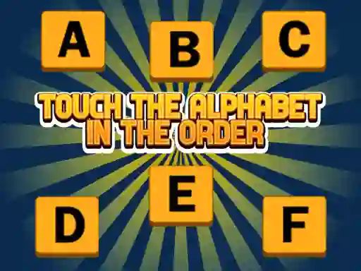खेल Touch The Alphabet In The Oder ऑनलाइन