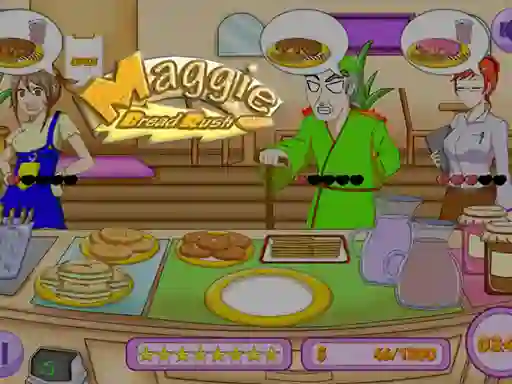 खेल Maggie Bread Rush ऑनलाइन