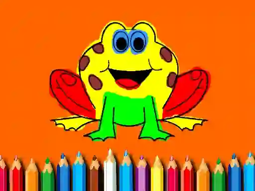 खेल Back To School: Frog Coloring Book ऑनलाइन