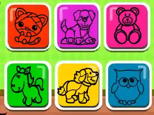 खेल Easy Kids Coloring Game ऑनलाइन