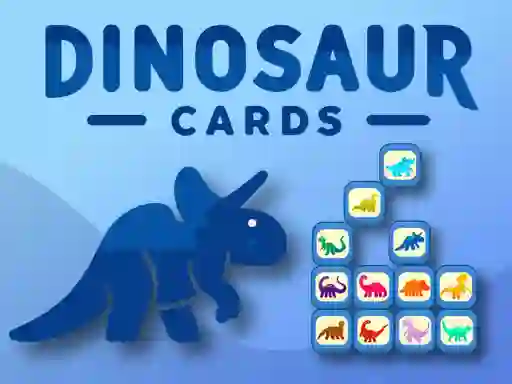 खेल Dinosaur Cards ऑनलाइन