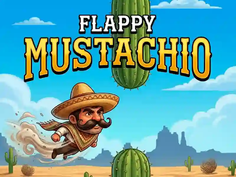 खेल Flappy Mustachio ऑनलाइन