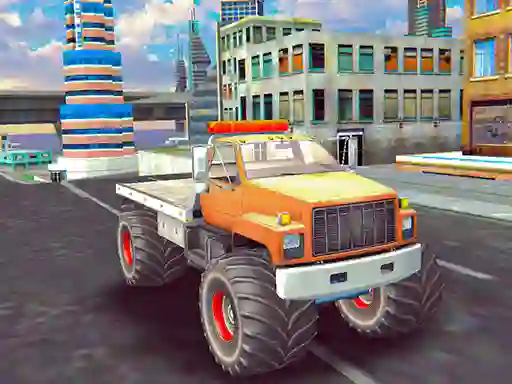 खेल Monster Truck Stunts Free Jeep Racing ऑनलाइन