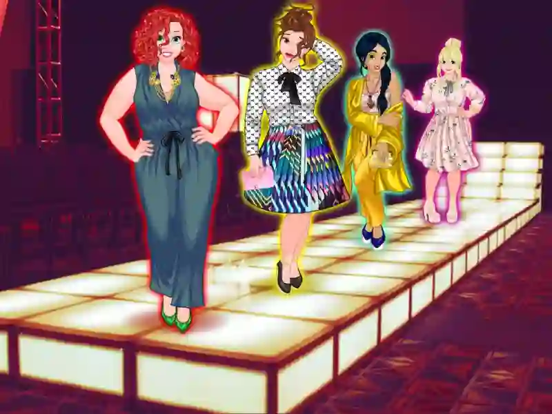 खेल Princesses Runway Plus ऑनलाइन