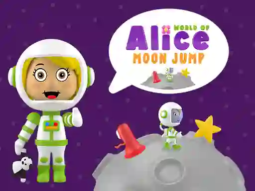 खेल World of Alice Moon Jump ऑनलाइन