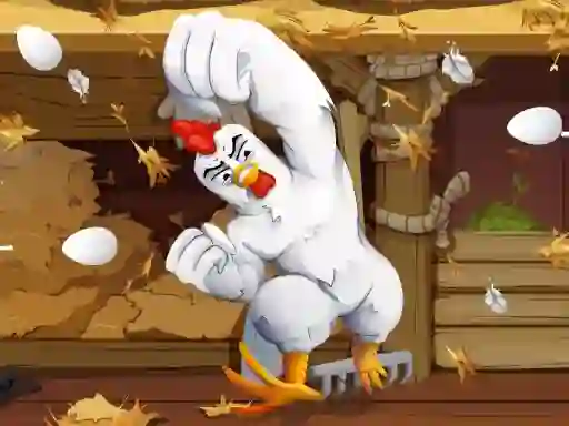 खेल Angry Chicken: Egg Madness ऑनलाइन