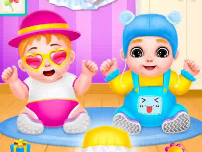खेल Twin Baby Care ऑनलाइन