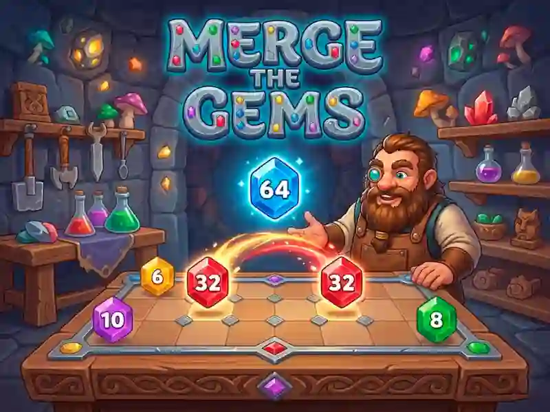 खेल Merge the Gems ऑनलाइन