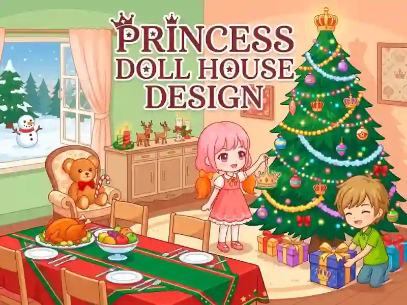 खेल Princess Doll House Design ऑनलाइन