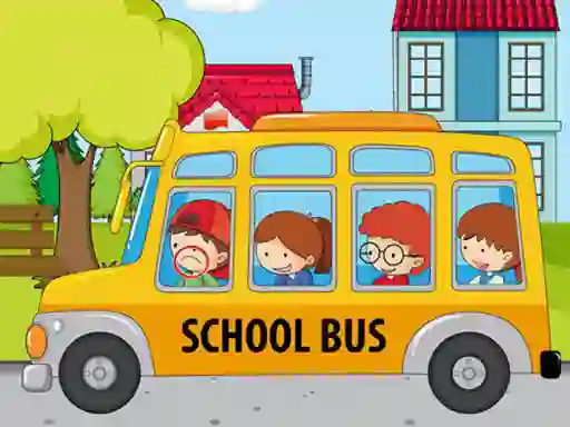 खेल School Bus Differences ऑनलाइन