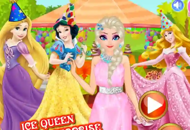 खेल Ice Queen Birthday Surprise ऑनलाइन