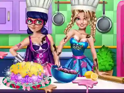 खेल SuperHero Cooking Contest ऑनलाइन