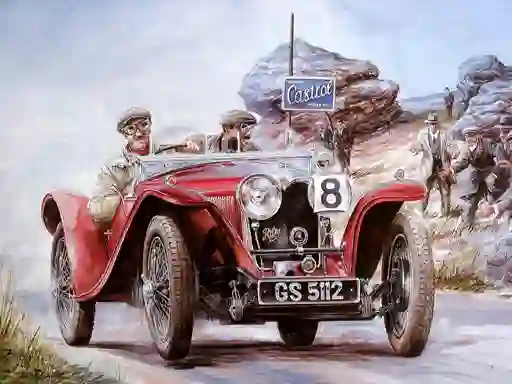 खेल Painting Vintage Cars Jigsaw Puzzle 2 ऑनलाइन