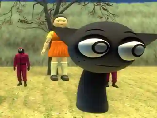 खेल Squid Game Sprunki Hide ऑनलाइन