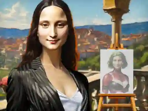 खेल Mona Lisa Fashion Experiments ऑनलाइन