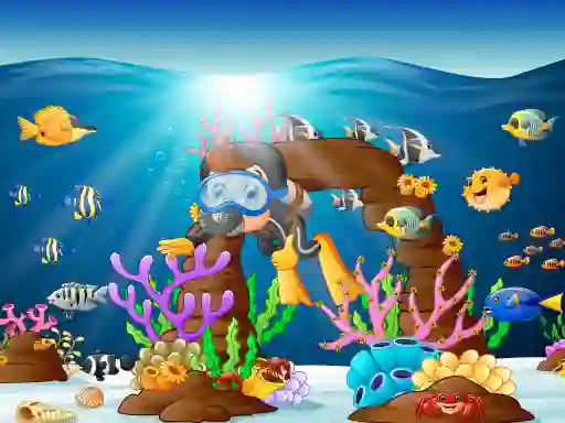 खेल Water Dive 2D: Underwater Survival ऑनलाइन