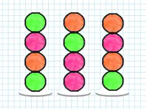 खेल Ball Sort Paper Note ऑनलाइन