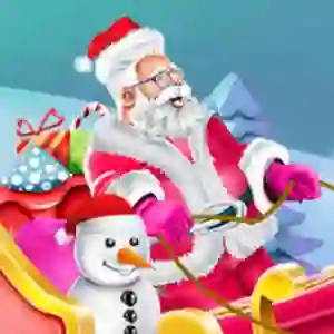 खेल Design santas sleigh ऑनलाइन