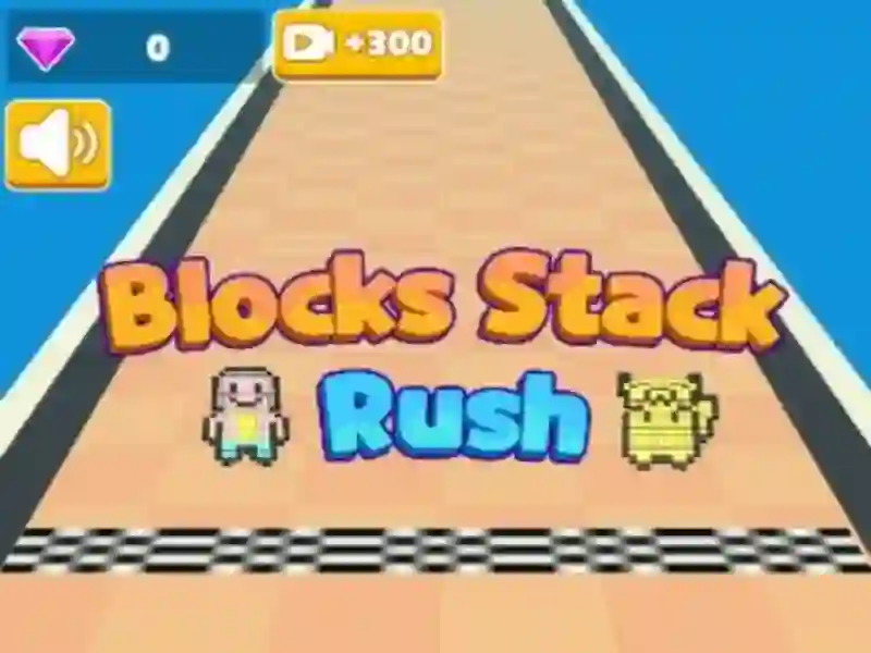 खेल Blocks Stack Rush ऑनलाइन