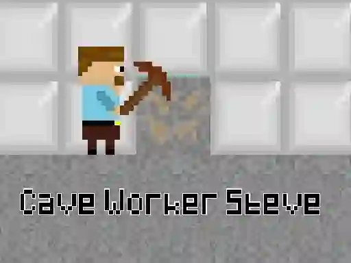 खेल Cave Worker Steve ऑनलाइन