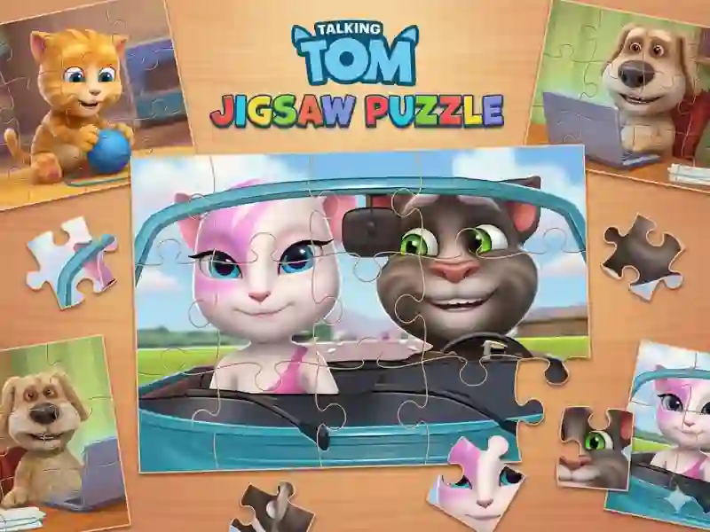 खेल Talking Tom Jigsaw Puzzle ऑनलाइन