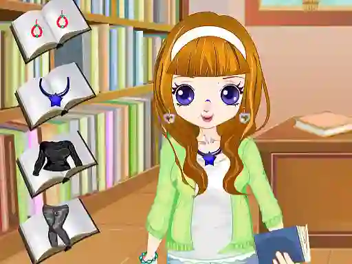 खेल Library Girl Dressup ऑनलाइन