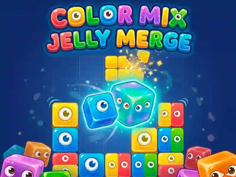 खेल Color Mix - Jelly Merge ऑनलाइन