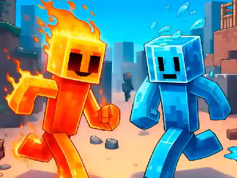 खेल Fire and Water Stickman ऑनलाइन