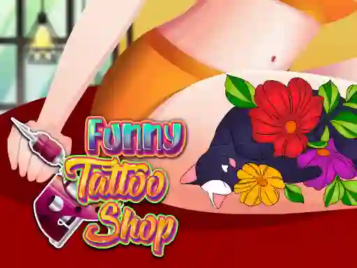 खेल Funny Tattoo Shop ऑनलाइन