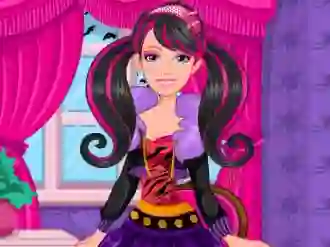 खेल Barbie Monster High Halloween ऑनलाइन