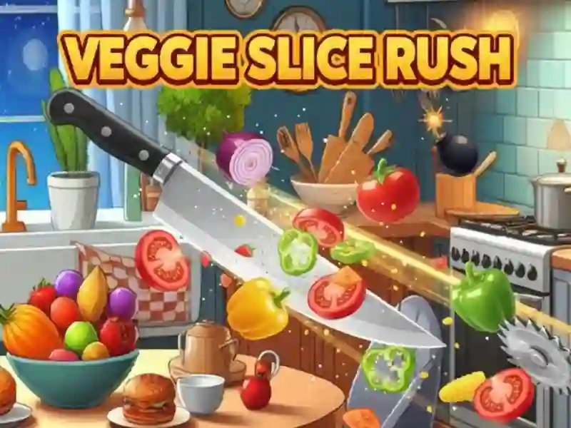 खेल Veggie Slice Rush ऑनलाइन
