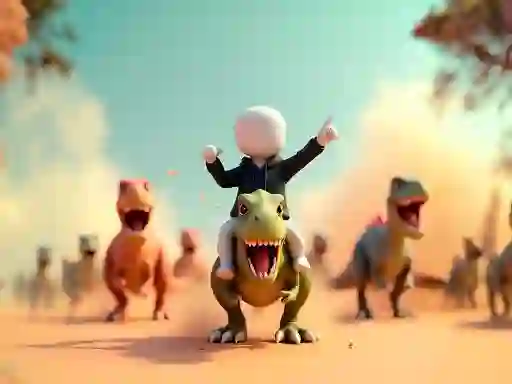 खेल Stickman: Dinosaur arena ऑनलाइन