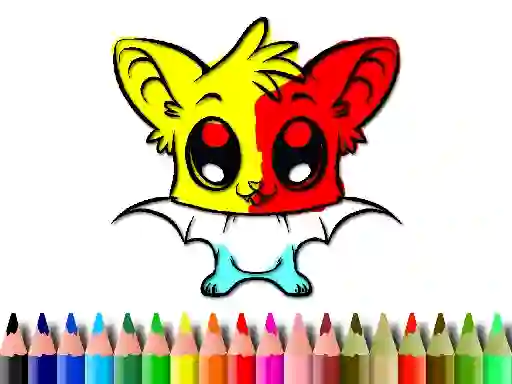 खेल Cute Bat Coloring Book ऑनलाइन