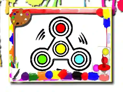खेल Fidget Spinner Coloring Book ऑनलाइन