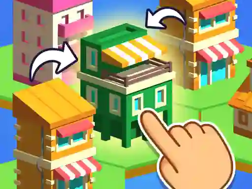 खेल Crafty Town Merge City ऑनलाइन