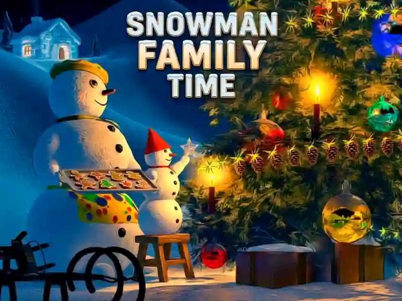 खेल Snowman Family Time ऑनलाइन