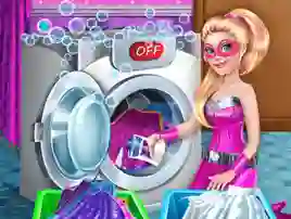 खेल Superdoll Washing Capes ऑनलाइन