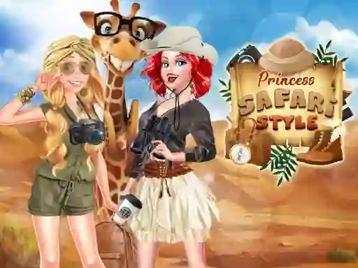 खेल Princesses: Safari Style ऑनलाइन