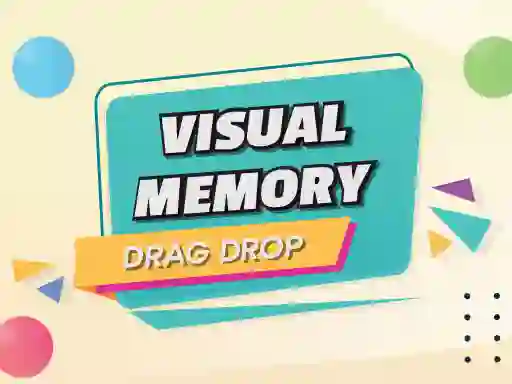 खेल Visual Memory Drag Drop ऑनलाइन